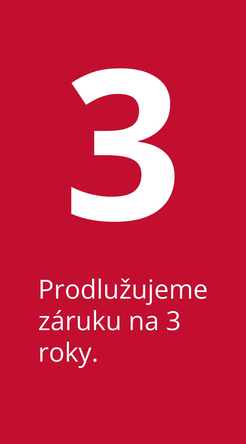 3letá záruka